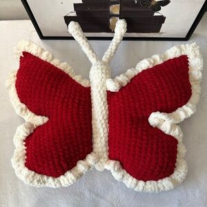 Butterfly Pillow Handcrafted